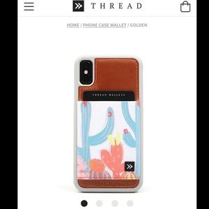 Thread Wallets Phone case in the design “Golden”